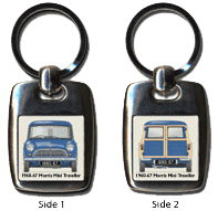 Morris Mini Traveller (Wood) 1960-67 Keyring 5